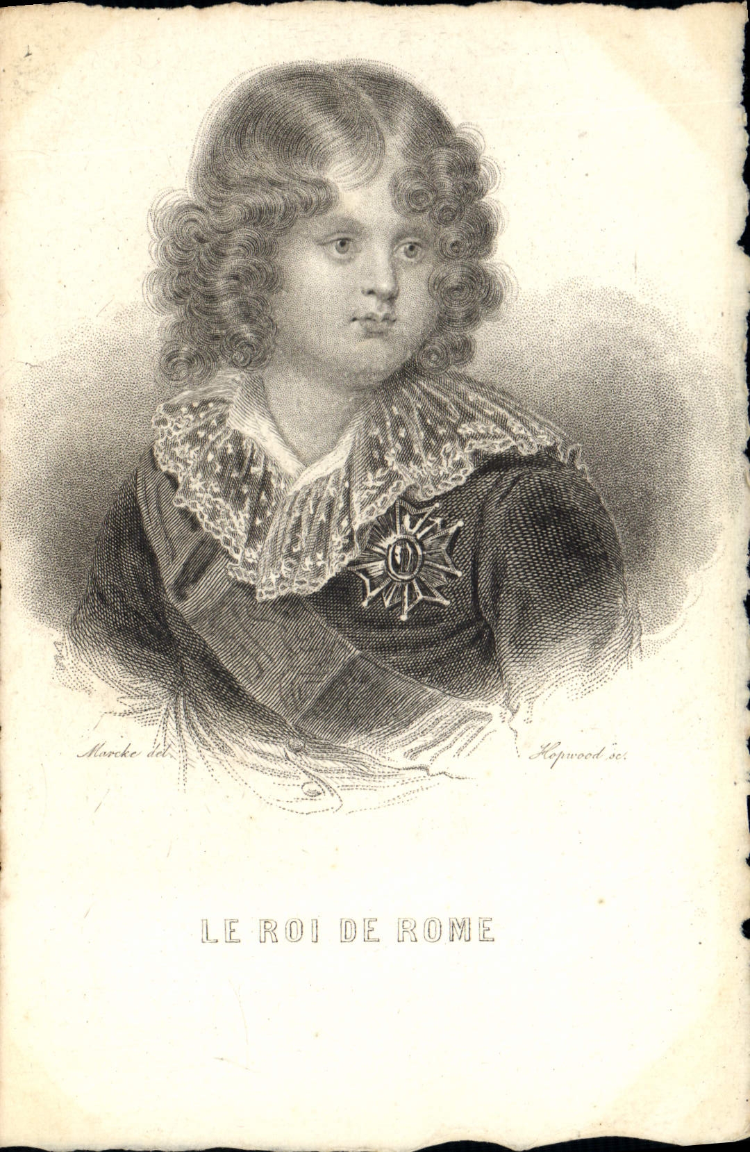 Le Roi de Rome — gravure de Marche — Kepwood sc.