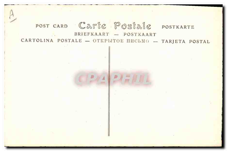 CPA Imperatrice Eugenie Comtesse de Teba — Verso