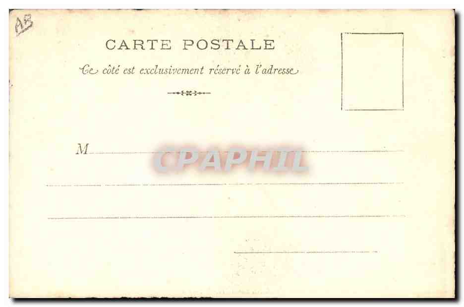 CPA Caroline Murat Reine de Naples — Verso