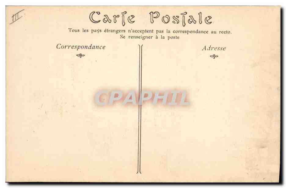 CPA Marie Antoinette d'Autriche  — Verso