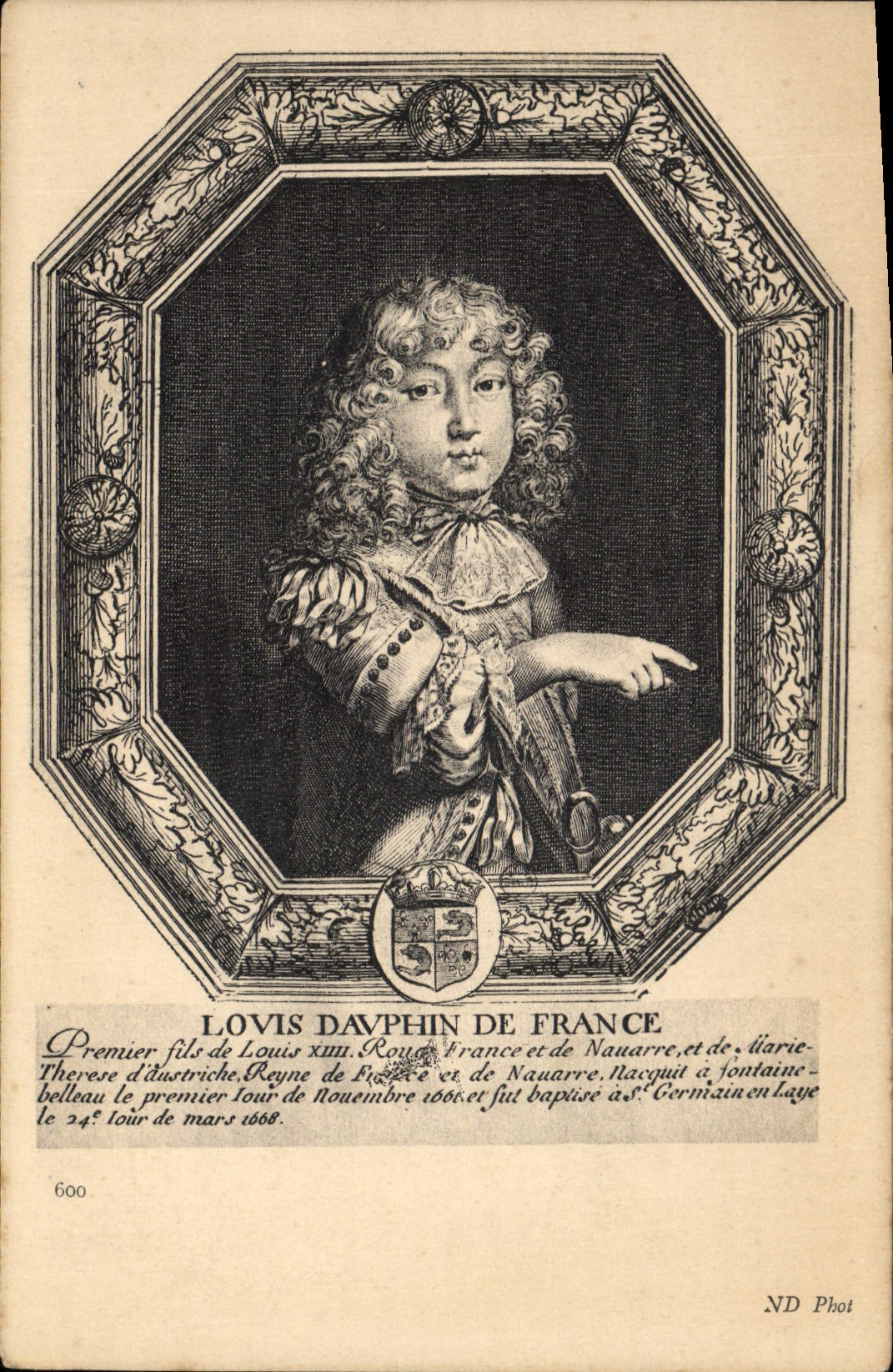 CPA Louis Dauphin de France