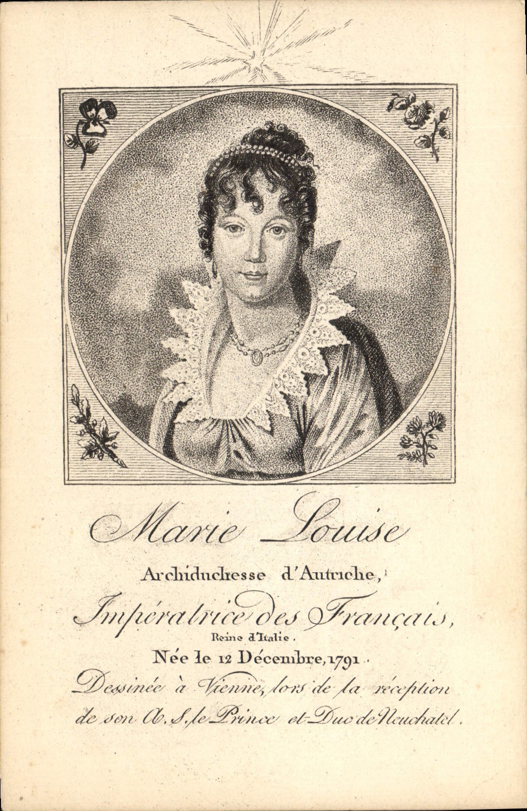 CPA Marie louise Archiduchesse d'Autriche Imperatrice des Francais