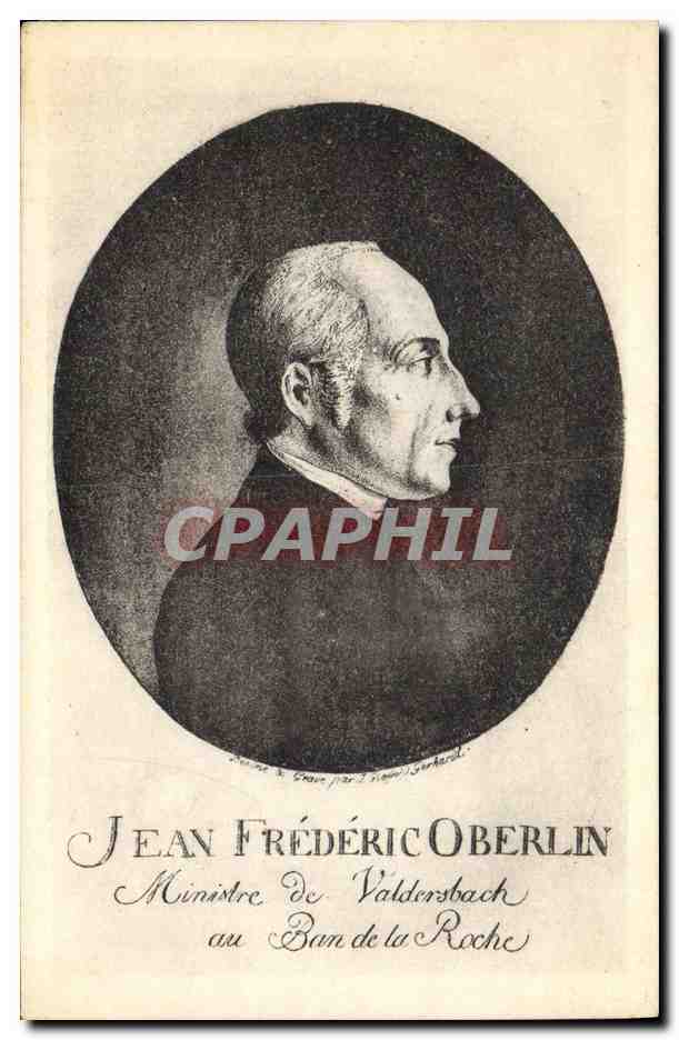 CPA Jean Frederic Oberlin Ministre de Valdersbach au Ban de la Roche