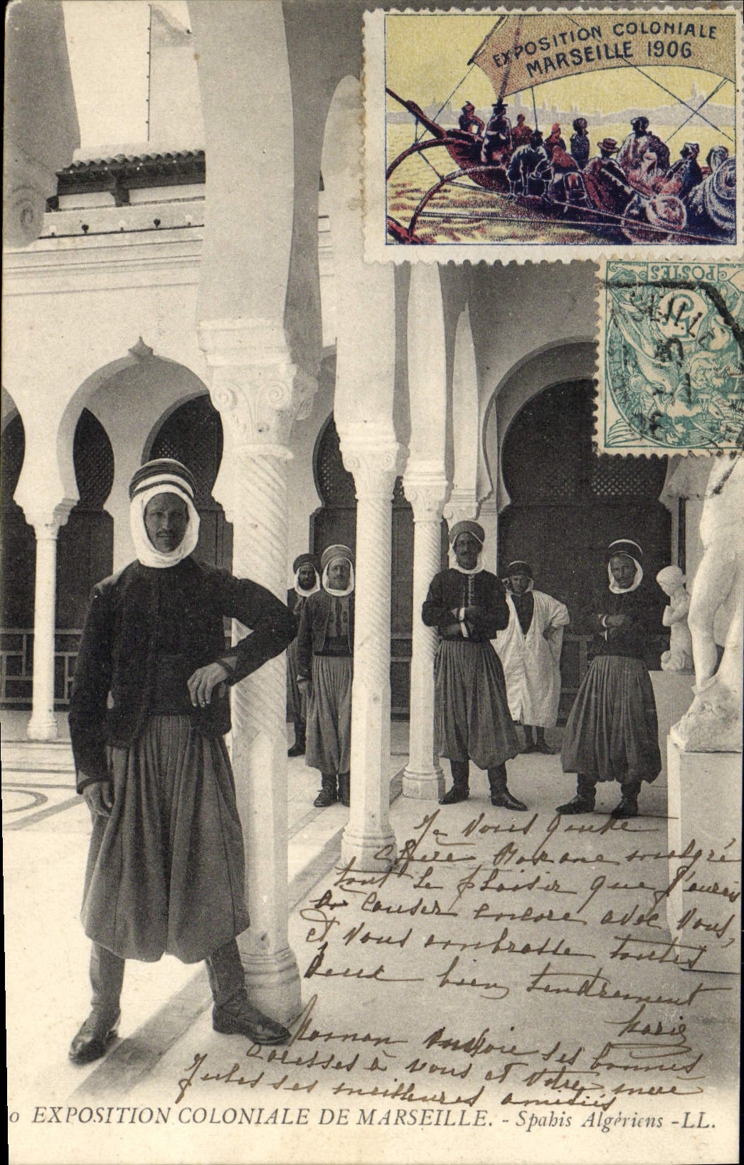 Exposition Coloniale de Marseille 1906 — Spabais Algériens — LL