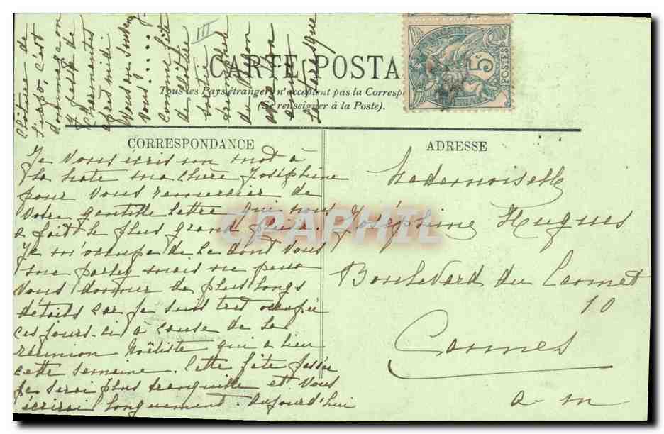 Exposition Coloniale de Marseille 1906 — Spabais Algériens — LL — Reverso