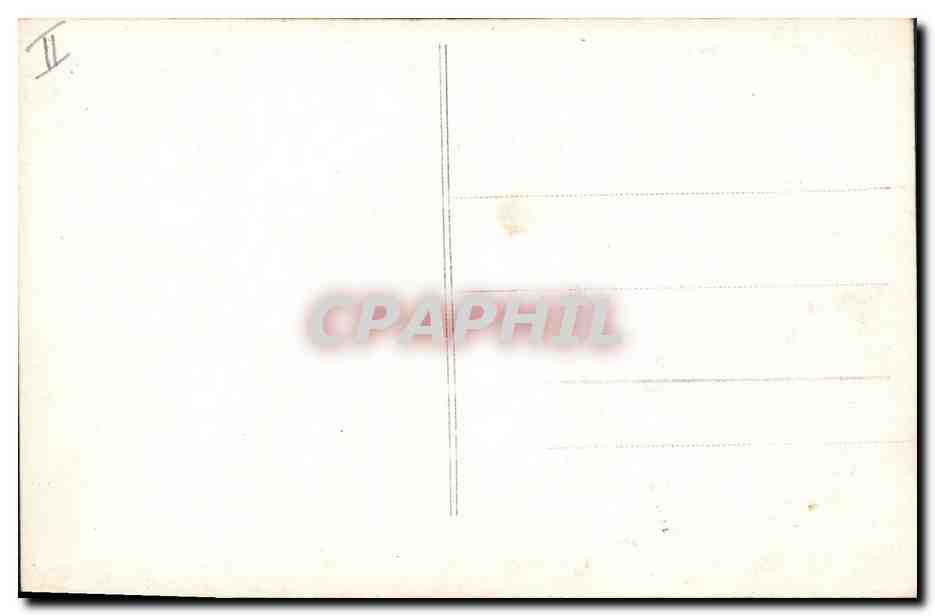 Zeppelin en flammes — Les Alliés contre les Français — Hermant W. 129 — Verso