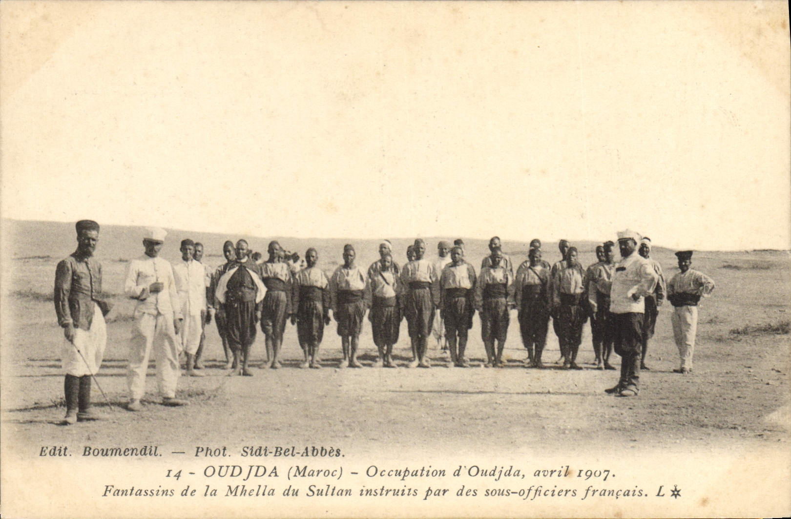 Oudjda (Maroc) — Occupation d'Oudjda, avril 1907 — Edit. Boumendil, n°14