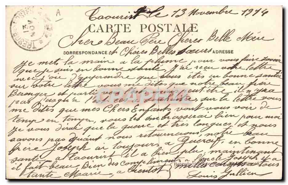 CPA Militaria Maroc Taourirt Sur les bords de la Moulouya halte d'un escadron de Spahis  — Verso