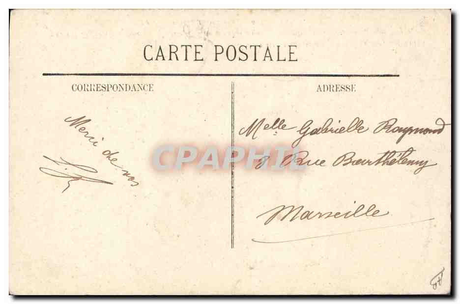 CPA Militaria Oudjda Maroc L'escadron de Spahis ayant pris part au combat de Foum Safrou traversant la Tafna  — Rückseite