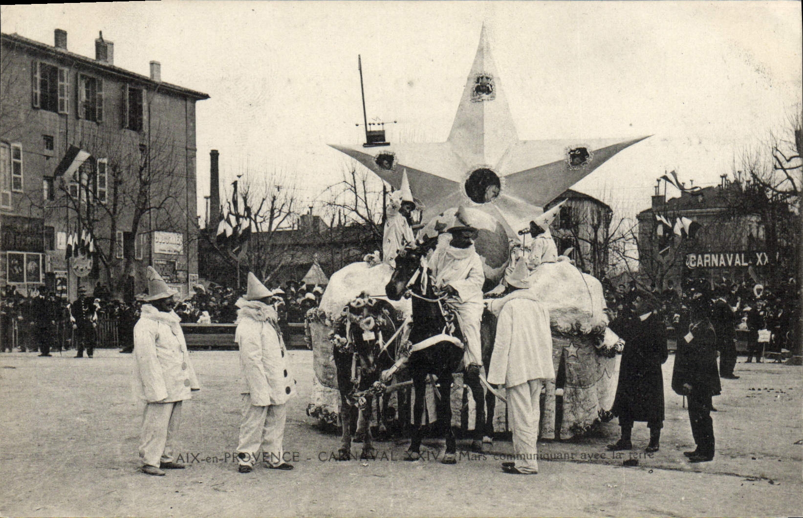 AIX-en-PROVENCE — Carnaval XIV — Mars communiquant avec la terre — éditeur non identifié
