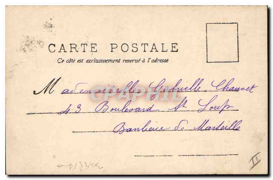 CPA Fantaisie Lune Femme Croissants de lune Pierrot Colombine — Rückseite