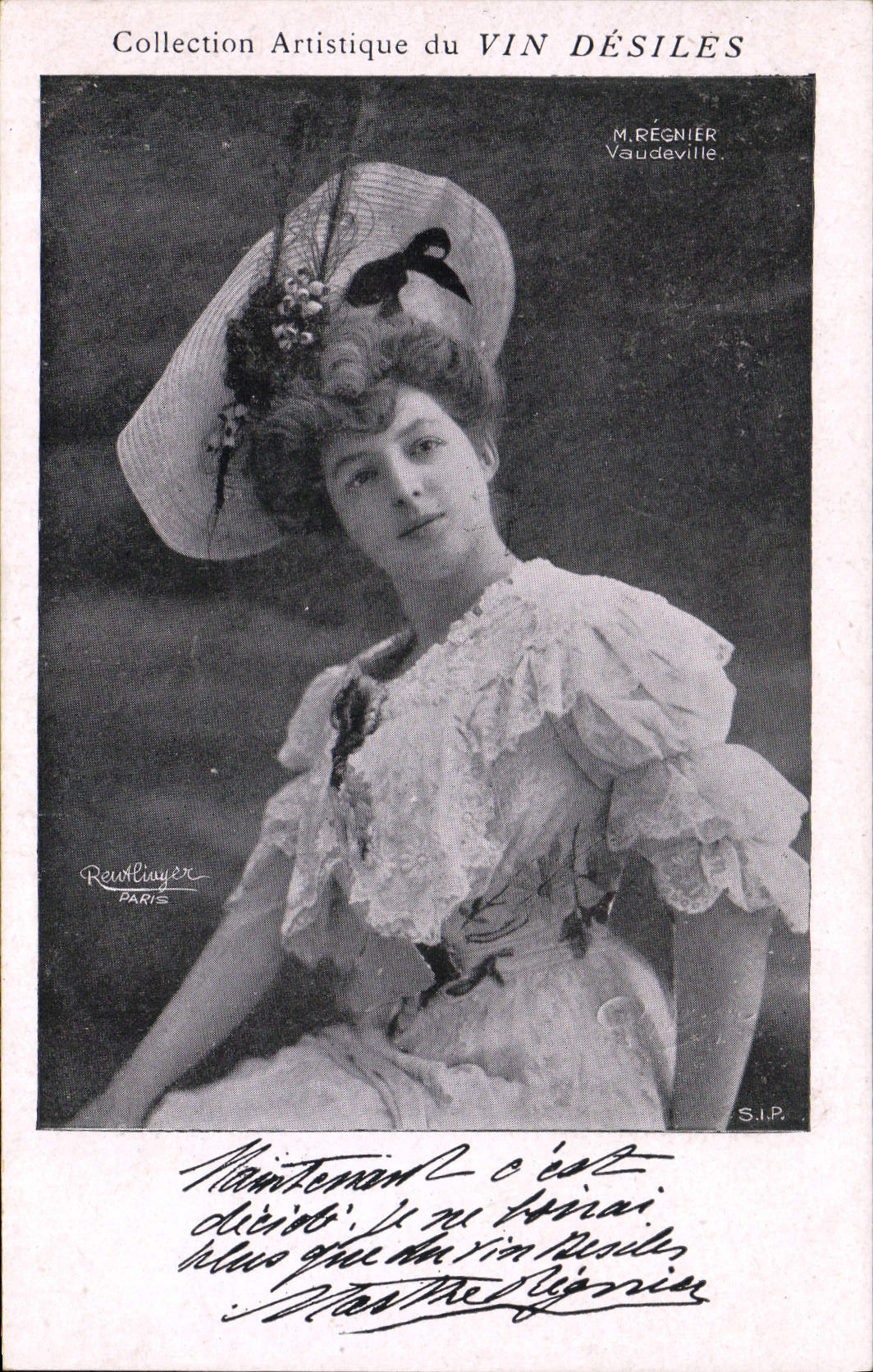 Portrait de femme — Collection Artistique du VIN DÉSILES — photographe Rewlouyer, Paris