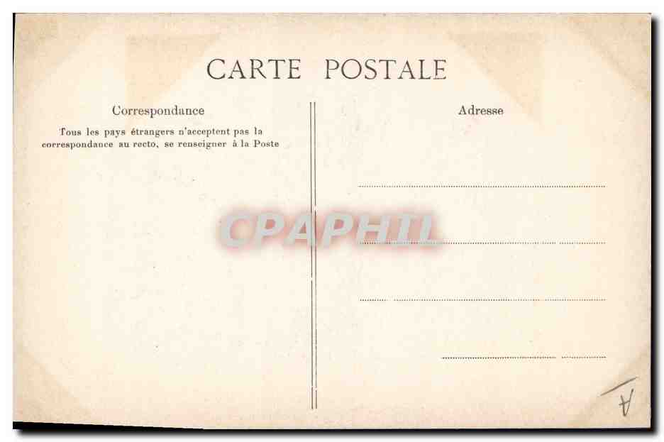 Portrait de femme — Collection Artistique du VIN DÉSILES — G.P. Paris — Verso