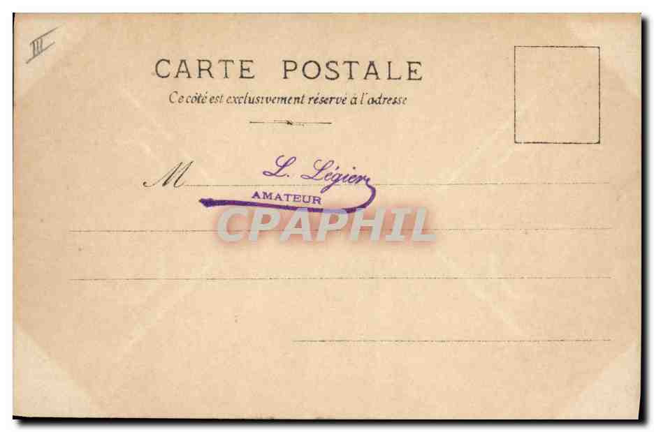 Jeune femme en voile — portrait — Reutlinger Paris, Série N°17 — Verso