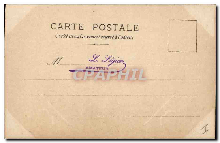 Jeune femme aux cheveux bouclés — Saint-Cyr — Reutlinger, Paris, série n°20 — Reverso