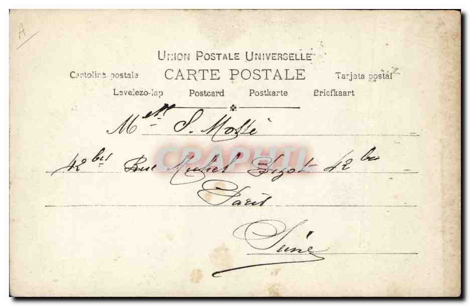 Josephine — Opéra — Reutlinger Paris, n°1092 — Rückseite