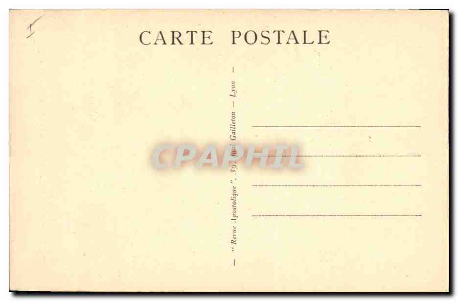 CPA Polaire Missions des oblats de Marie Immaculee Amerique du Nord Pole Ponds Inlet sous le soleil de minuit — Rückseite