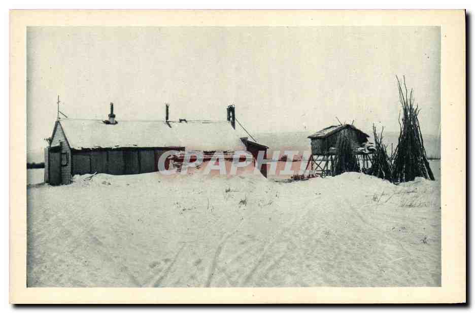 CPA Polaire Mission de ND de Lourdes Mary's igloo Alaska La derniere mission catholique avant le Pole Nord