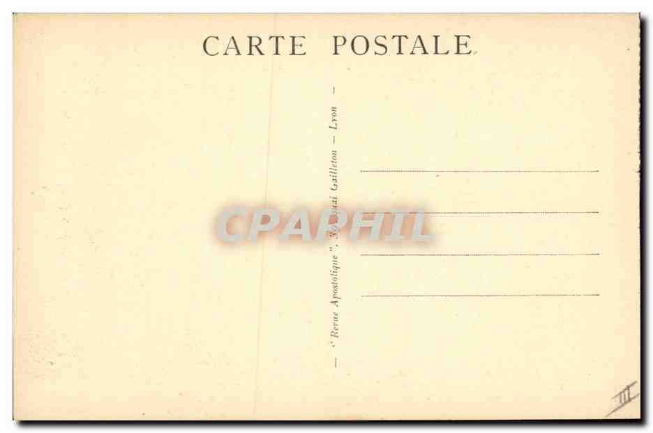CPA Polaire Missions des oblats de Marie Immaculee Amerique du Nord L'hote du Nord Type d'Esquimau — Rückseite