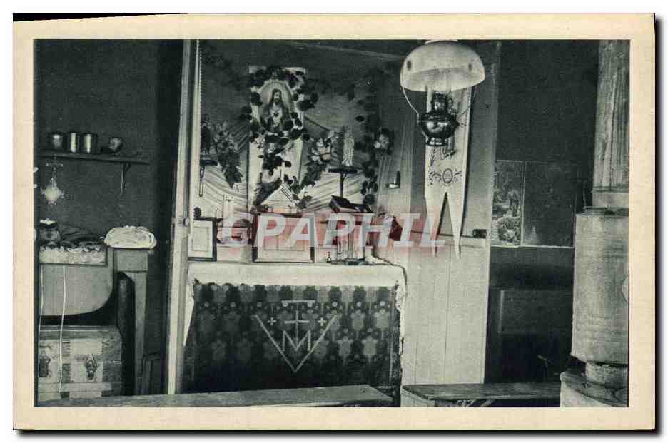Altar der Mission Mary's Igloo (Alaska) — Serie 5 — Druckerei Riccita von Nizza