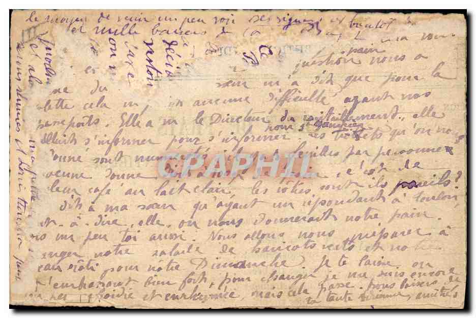 CPA Fantaisie Illustrateur Poussins Croix Rouge Infirmiere — Rückseite