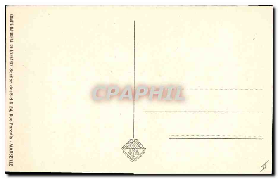 CPA Fantaisie Illustrateur Cooper Enfant Chien — Rückseite