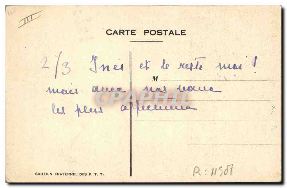 CPA Fantaisie Illustrateur Bretagne Recouvrements Cheval — Rückseite