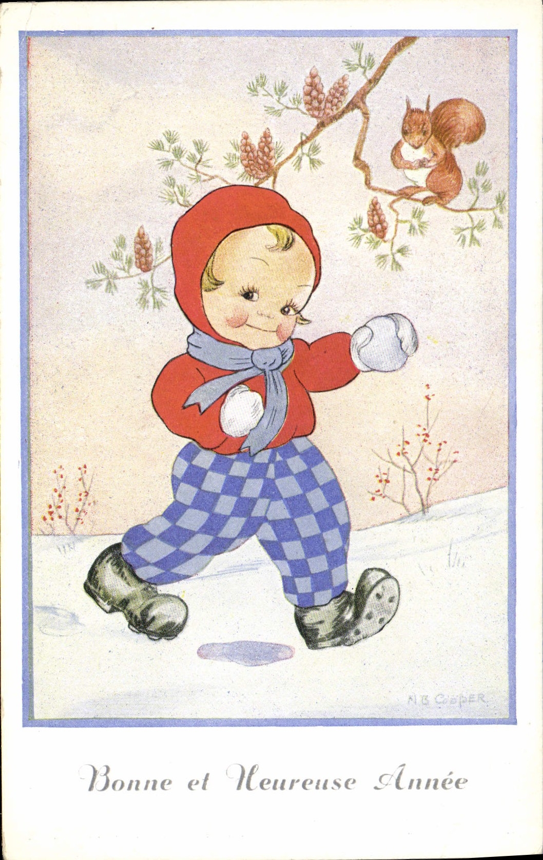 CPA Fantaisie Illustrateur Cooper Enfant