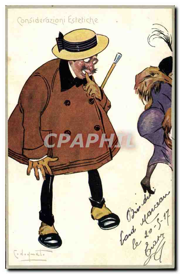 CPA Fantaisie Illustrateur Considerazioni Estetiche