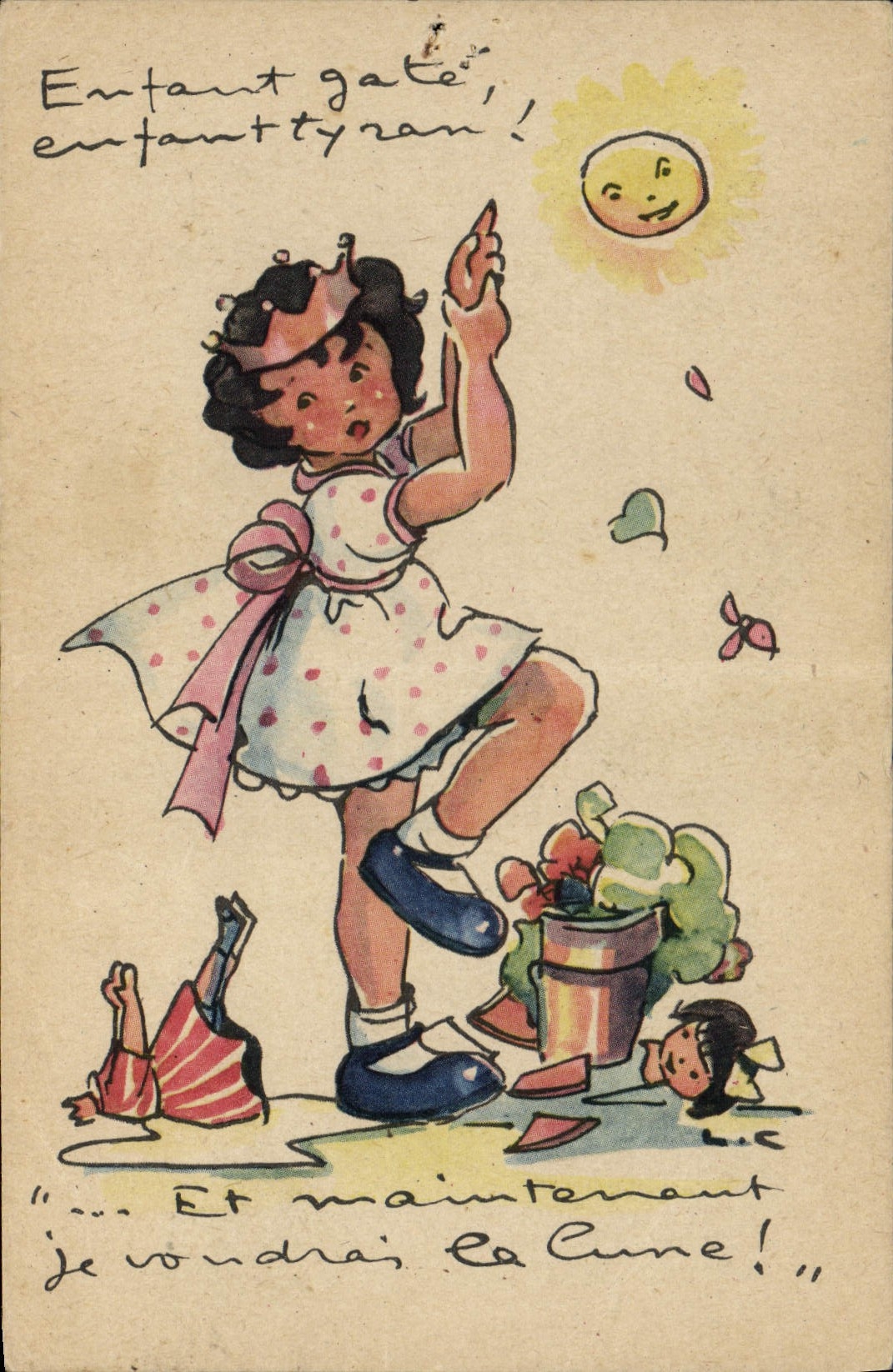 CPA Fantaisie Illustrateur Enfant