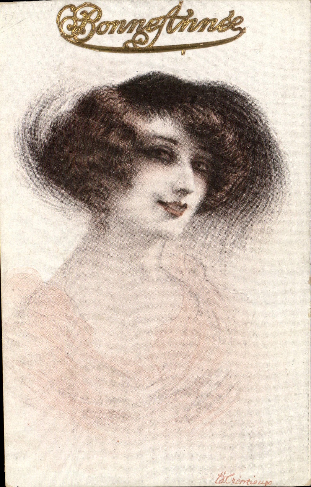 CPA Fantaisie Illustrateur Femme