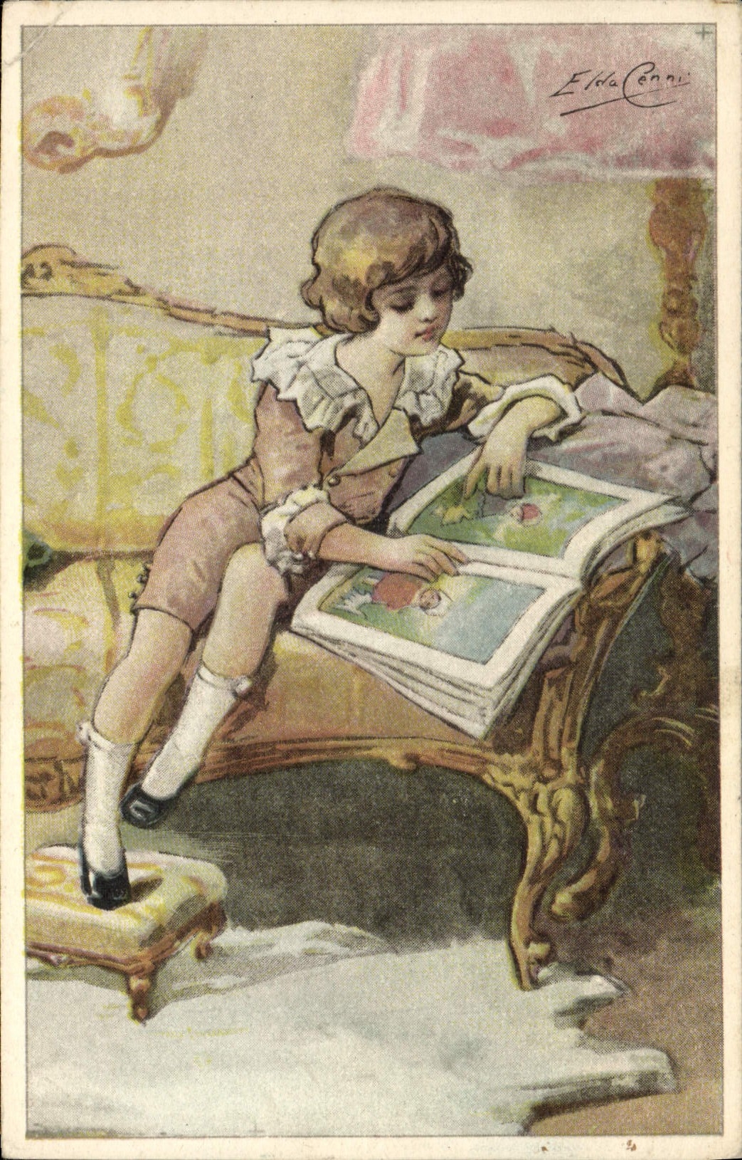 CPA Fantaisie Illustrateur Enfant