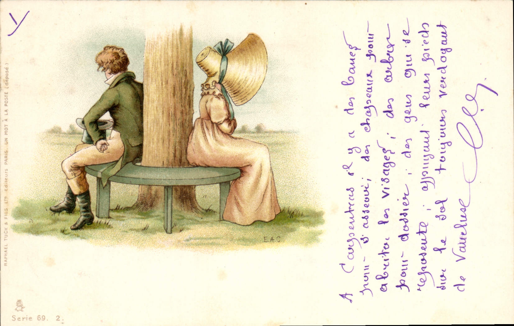 CPA Fantaisie Illustrateur Femme Couple