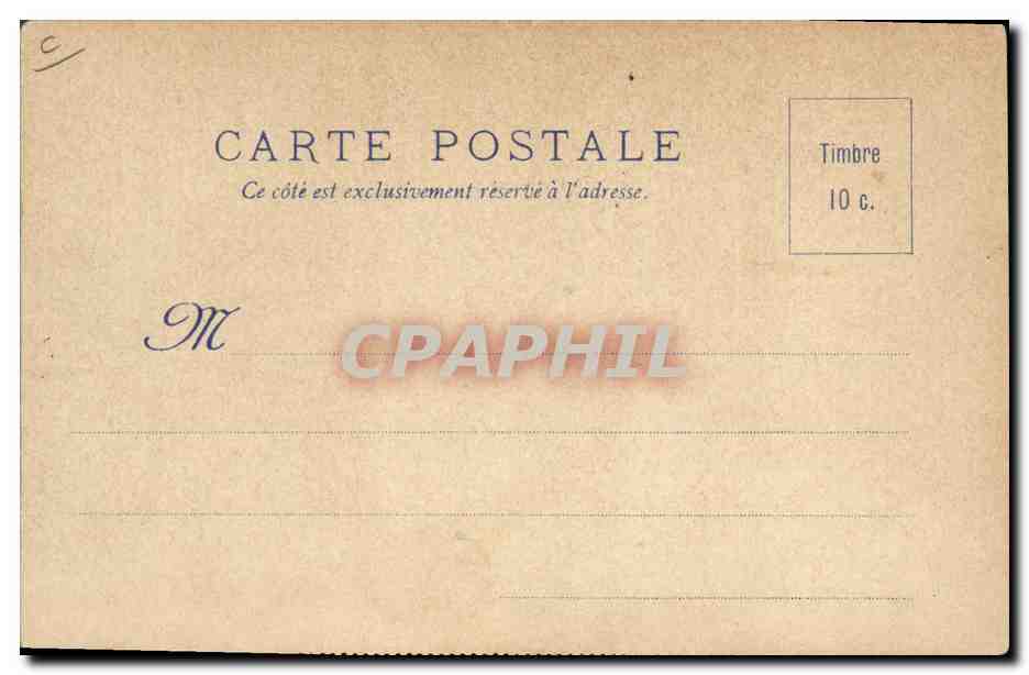 CPA Folklore Auvergne Cognac Dupuy Femme — Verso