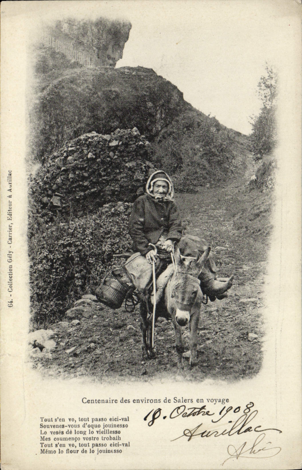 Centenary of the surroundings of Salers on a journey — Carrier & Aurillac, no. 64