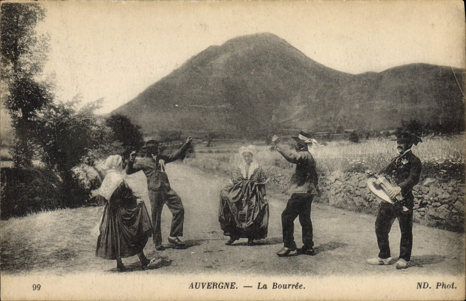 Auvergne — The Bourrée — ND. Photo.