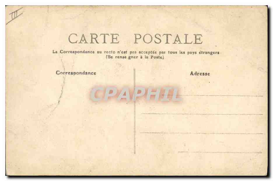 CPA Folklore Souvenir d'Auvergne — Verso