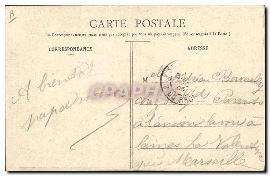 CPA Folklore Savonnerie La bourbonnaise Vichy Varnnes sur Allier Fileuse — Verso