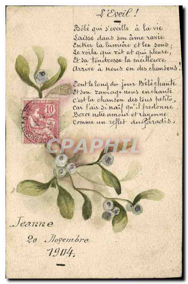 L'Éveil ! — poème sur le mistèle — éditeur non visible