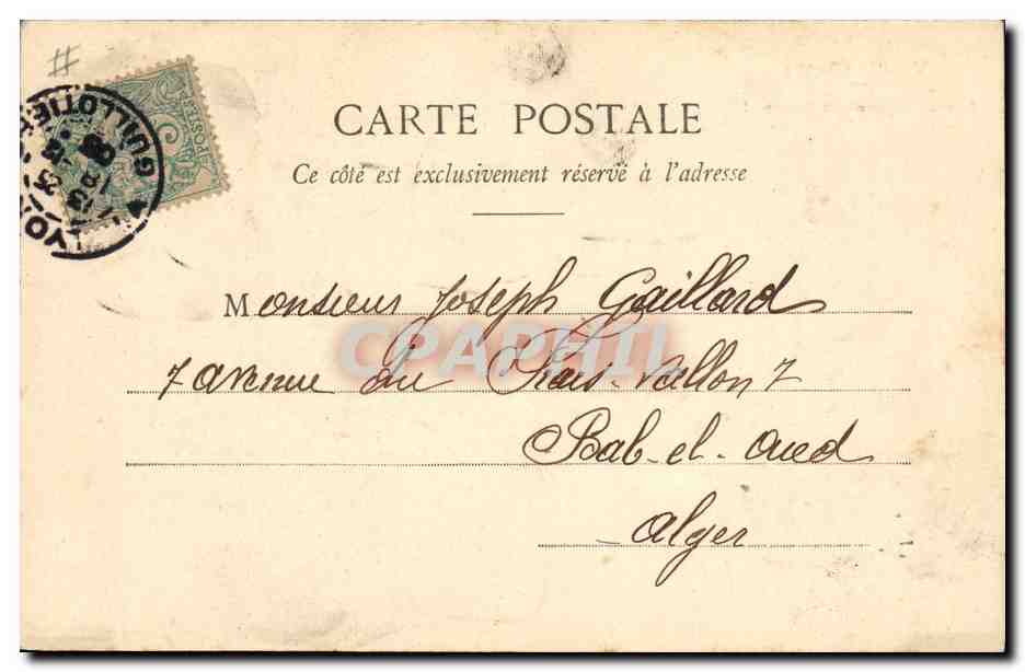 CPA Fantaisie Vive la Classe Militaria  — Rückseite