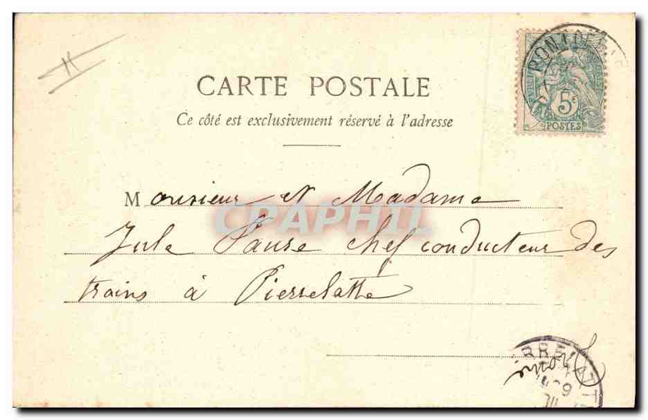 CPA Fantaisie Enfant Nos bons bebes  — Verso