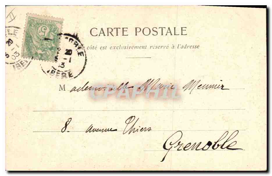 Fêtes et Porte-Bonheur — Éditeur A. Barguet & Cie, Nancy — n°4 — Reverso