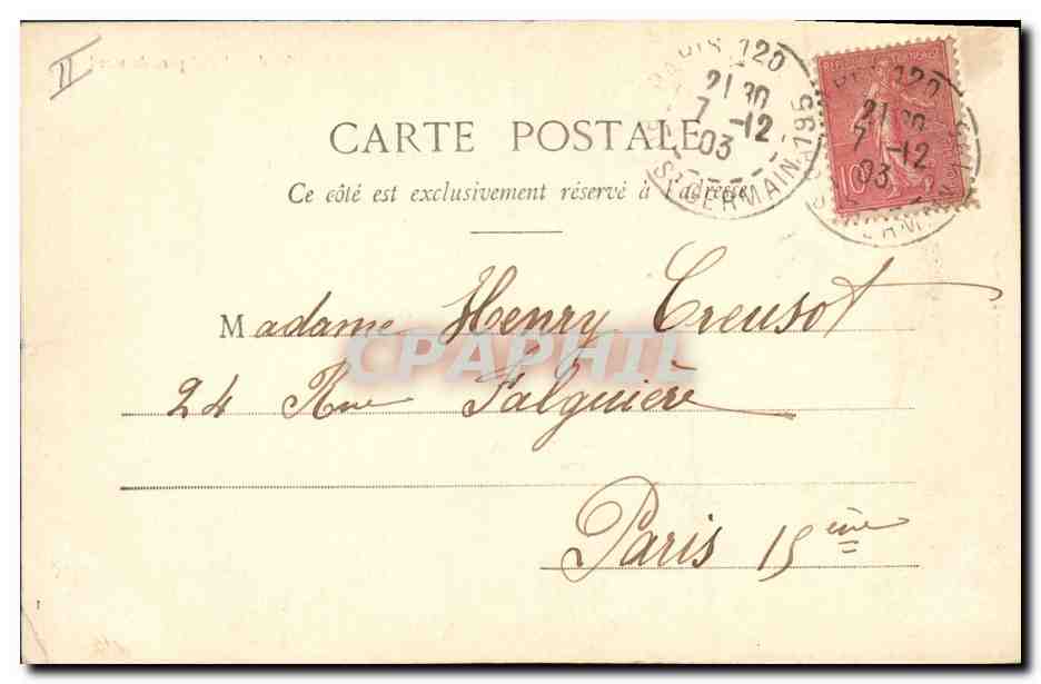 CPA Fantaisie Marin Soldat Militaria  — Verso