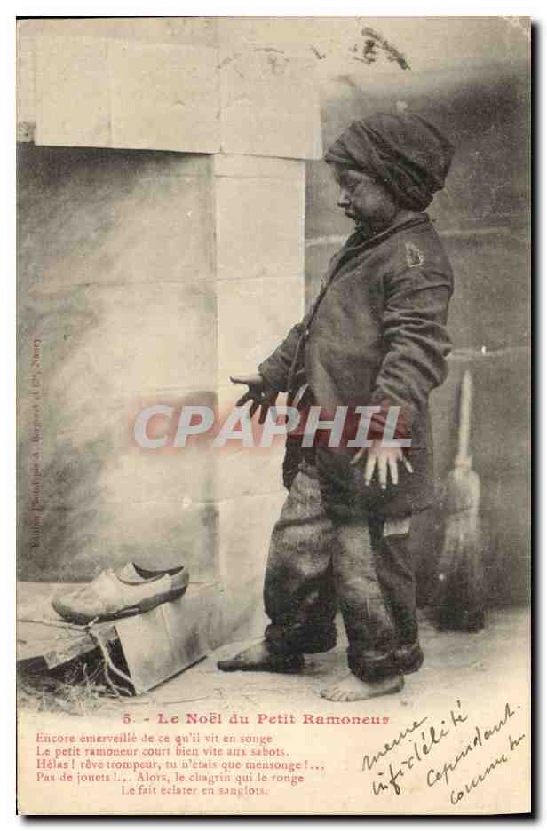 CPA Fantaisie Enfant Ramoneur 