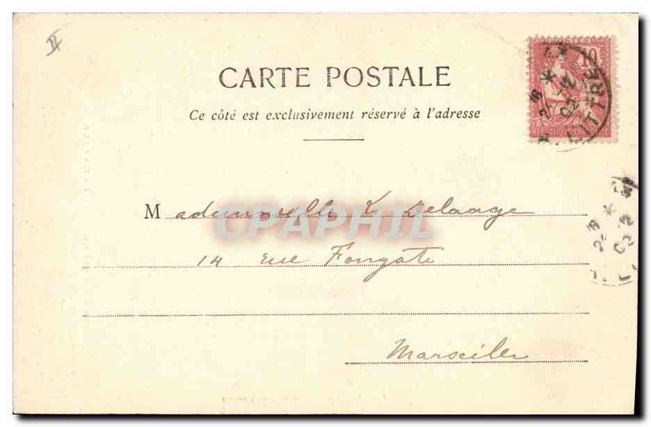 CPA Fantaisie Enfant Ramoneur  — Rückseite