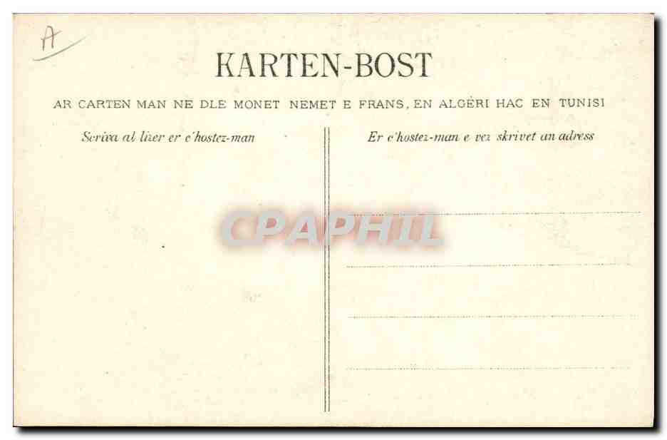Premier Embarquement d'un jeune mousseline - Courage - La Bolée du départ — Collection N. V. Goujard, n° 1114 — Reverso