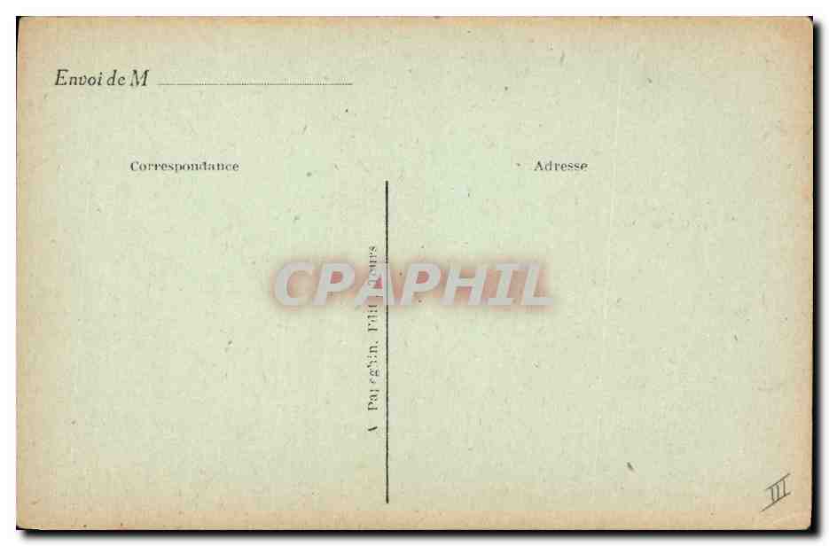 CPA Marie de Medicis Reine de France — Verso