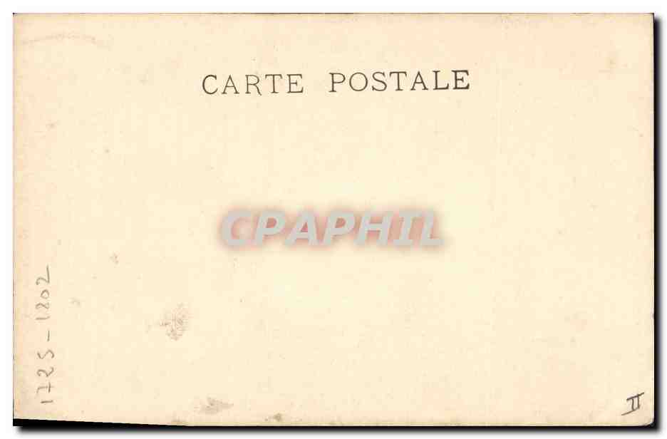 CPA Chantilly Musee Conde Portrait du Comte de Provence Duplessis — Rückseite