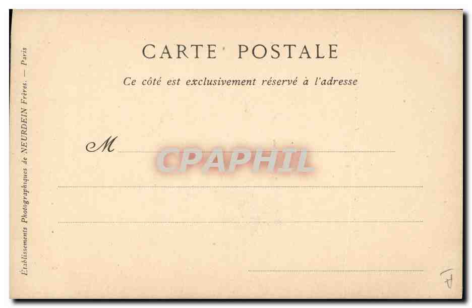 CPA Napoleon II Roi de Rome  — Verso