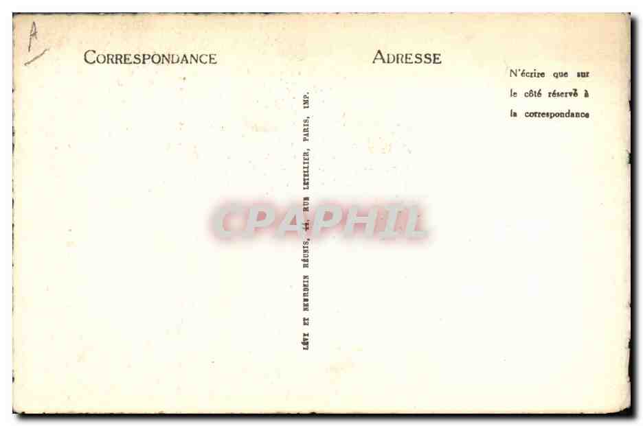 CPA Marquise de Pompadour — Verso